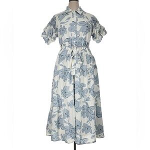 Baltic Born Albany Floral Maxi Dress with Belt Size XL